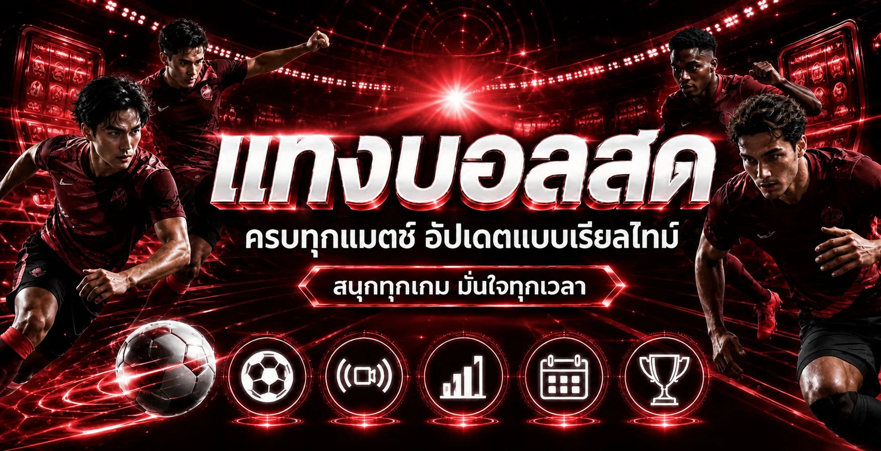 หน้าข้อมูลกีฬาและผลบอลสด UltraX-Game